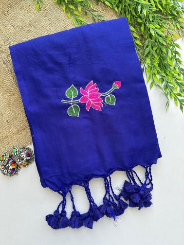 Blousewala khadi cotton saree collection surat